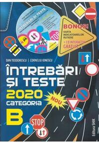 Copertă produs &Icirc;ntrebări și teste 2020. Categoria B + CD