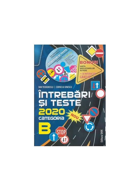 Copertă produs &Icirc;ntrebări și teste 2020. Categoria B + CD - gallery big 1