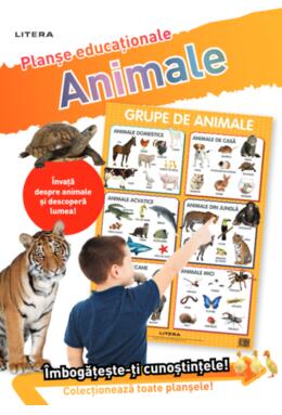 Copertă produs Animale. Planșe educaționale