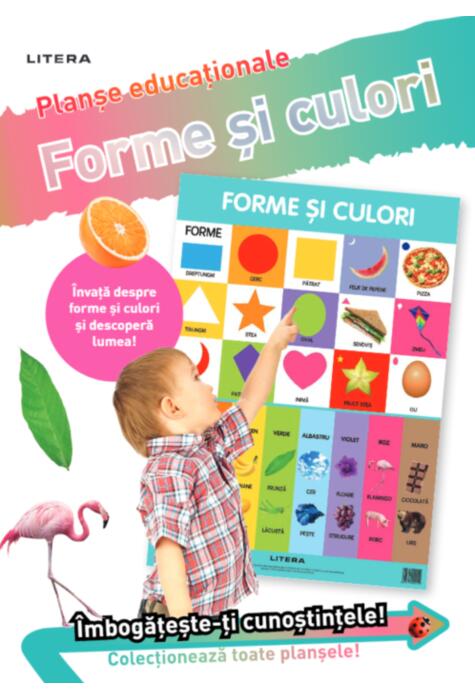 Copertă produs Forme și culori. Planșe educaționale