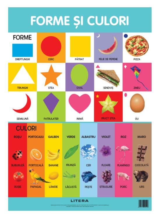 Copertă produs Forme și culori. Planșe educaționale - gallery big 1