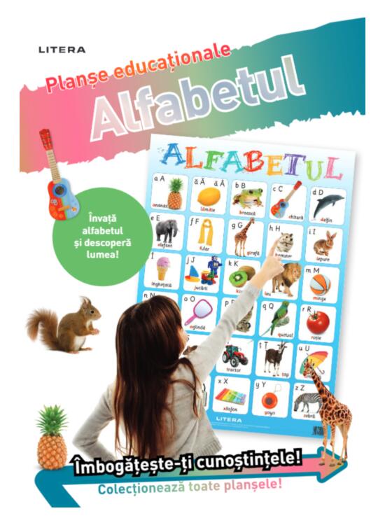 Copertă produs Alfabetul. Planșe educaționale - gallery big 2