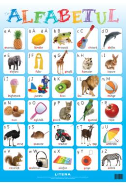 Copertă produs Alfabetul. Planșe educaționale