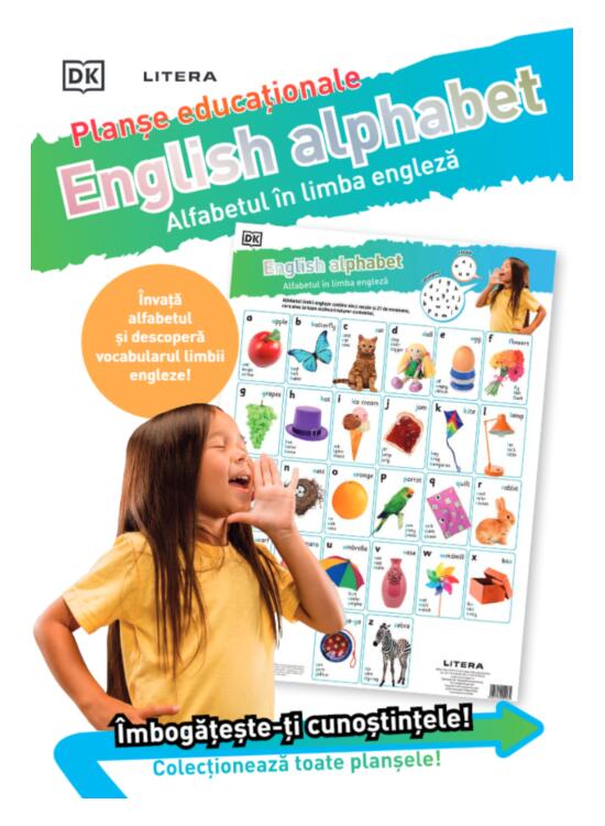 Copertă produs English Alphabet. Alfabetul &icirc;n limba engleză. Planșe educaționale - gallery big 2