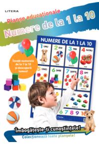 Copertă produs Numere de la 1 la 10. Planșe educaționale