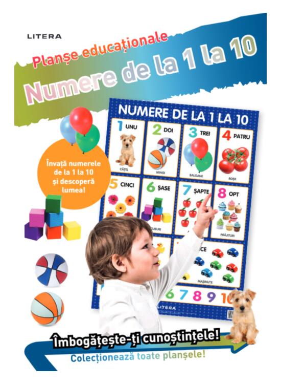 Copertă produs Numere de la 1 la 10. Planșe educaționale - gallery big 2