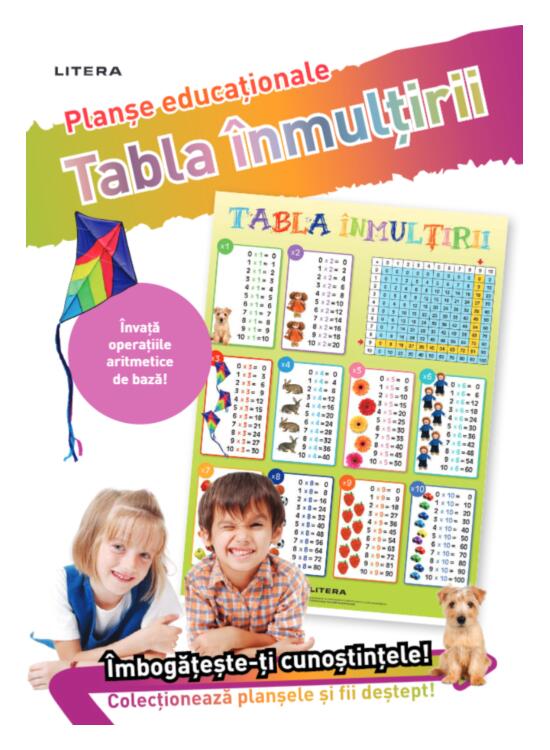 Copertă produs Tabla &icirc;nmulțirii. Planșe educaționale - gallery big 2