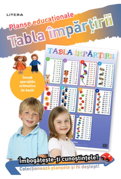 Copertă produs Tabla &icirc;mpărțirii. Planșe educaționale