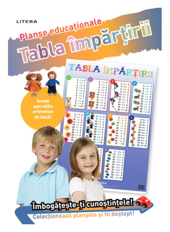 Copertă produs Tabla &icirc;mpărțirii. Planșe educaționale - gallery big 2