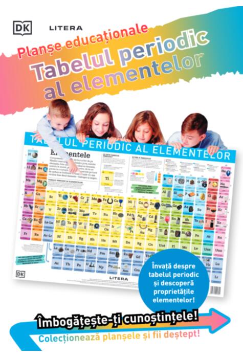 Copertă produs Tabelul periodic al elementelor. Planșe educaționale