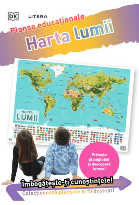 Copertă produs Harta lumii. Planșe educaționale