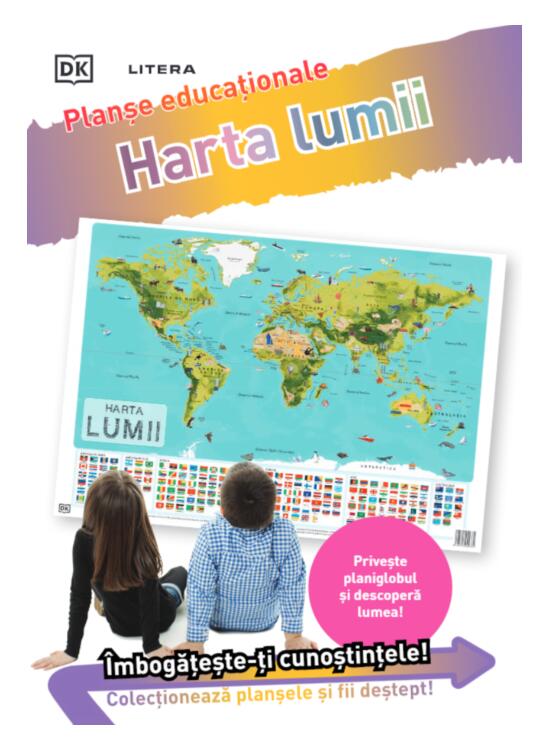 Copertă produs Harta lumii. Planșe educaționale - gallery big 2