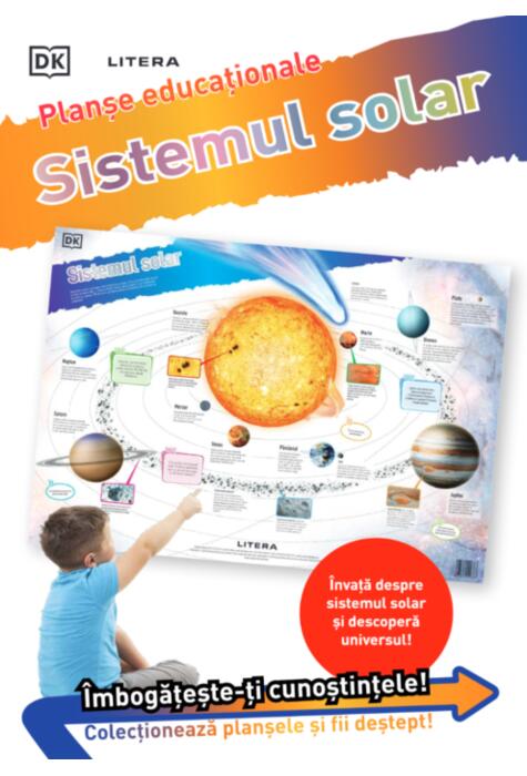 Copertă produs Sistemul solar. Planșe educaționale