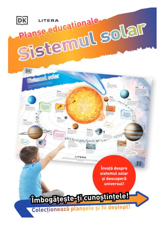 Copertă produs Sistemul solar. Planșe educaționale - gallery big 2