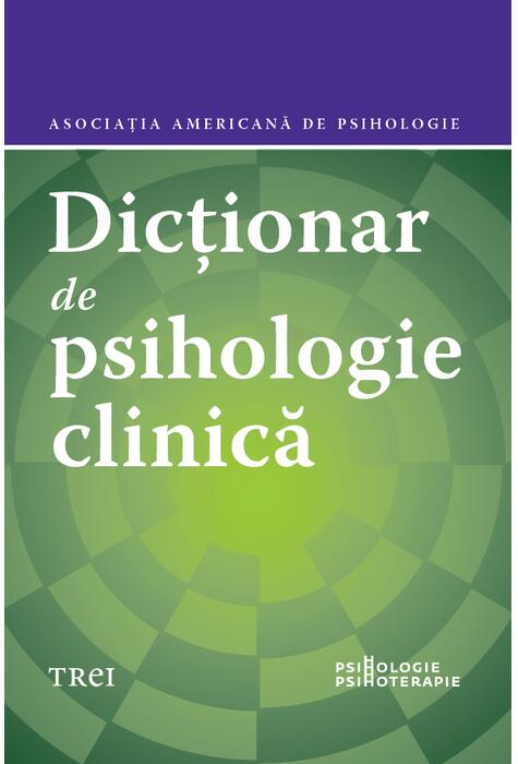 Copertă produs Dicționar de psihologie clinică