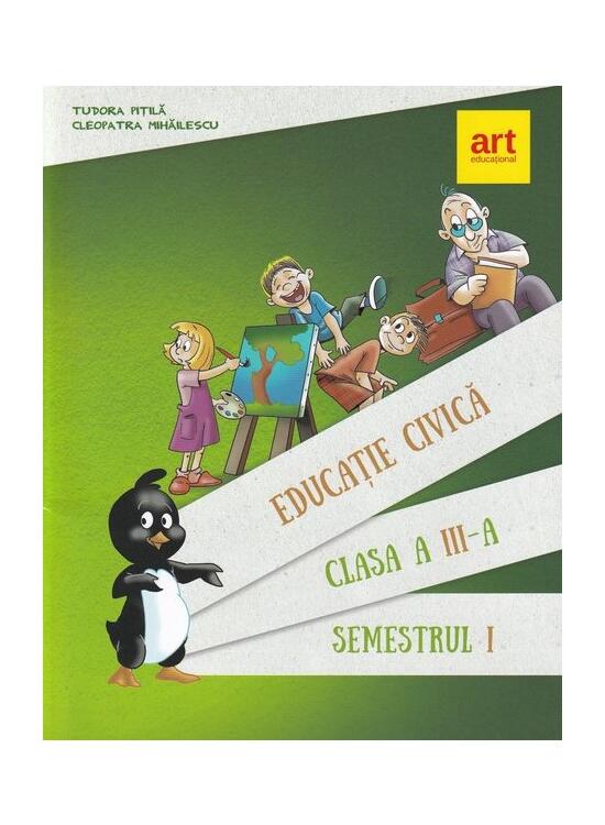 Copertă produs Educație civică. Manual Clasa a III-a Semestrul I - gallery big 1