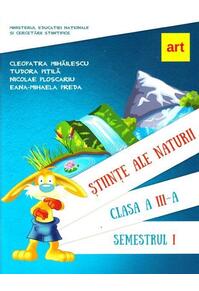 Copertă produs Științe ale naturii. Manual pentru Clasa a III-a Semestrul I (+ CD)