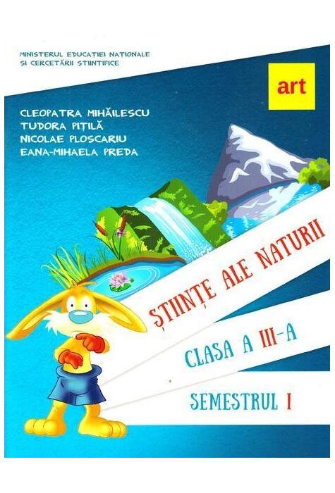 Copertă produs Științe ale naturii. Manual pentru Clasa a III-a Semestrul I (+ CD)