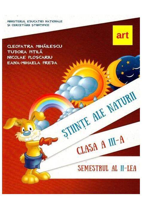 Copertă produs Științe ale naturii. Manual pentru Clasa a III-a Semestrul al II-lea (+ CD)