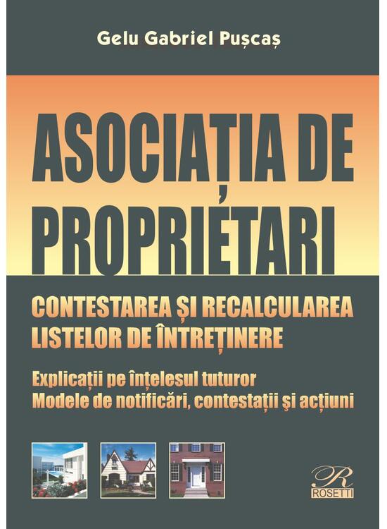 Copertă produs Asociația de proprietari. Contestarea și recalcularea listelor de &icirc;ntreținere - gallery big 1