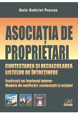 Copertă produs Asociația de proprietari. Contestarea și recalcularea listelor de &icirc;ntreținere