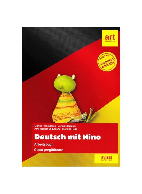 Copertă produs Deutsch mit Nino. Arbeitsbuch. Clasa pregătitoare - gallery big 1