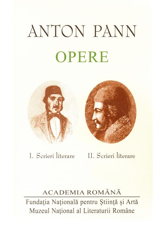 Copertă produs Anton Pann – Opere. Vol. I-II - gallery big 1