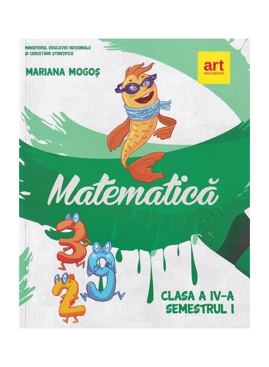 Copertă produs Matematică. Manual clasa a IV-a. Semestrul I - gallery big 1