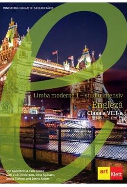 Copertă produs Limba engleză. Limba modernă 1. Studiu intensiv. Clasa a VIII-a