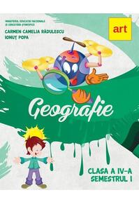 Copertă produs Geografie. Manual clasa a IV-a. Semestrul I