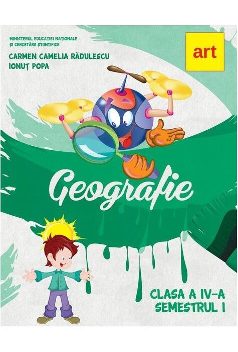 Copertă produs Geografie. Manual clasa a IV-a. Semestrul I