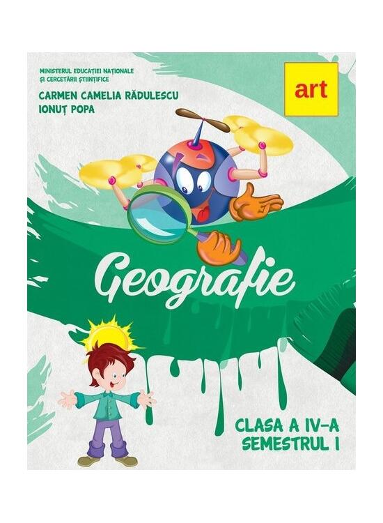 Copertă produs Geografie. Manual clasa a IV-a. Semestrul I - gallery big 1