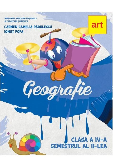 Copertă produs Geografie. Manual clasa a IV-a. Semestrul II