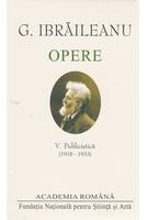Imagine produs G. Ibrăileanu. Opere (Vol. V)
