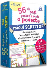 Copertă produs 56 de pași pentru a scrie o poveste. Micul scriitor