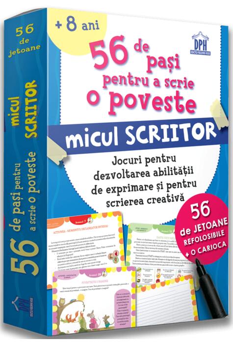 Copertă produs 56 de pași pentru a scrie o poveste. Micul scriitor