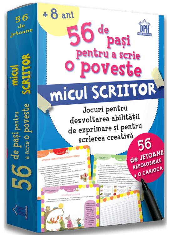 Copertă produs 56 de pași pentru a scrie o poveste. Micul scriitor - gallery big 1