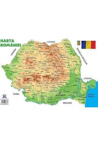 Copertă produs Planșă. Harta Rom&acirc;niei