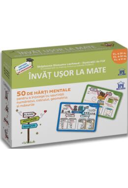 Copertă produs &Icirc;nvăț ușor la mate. 50 de hărți mentale. Volumul II - Clasele a III-a, a IV-a, a V-a
