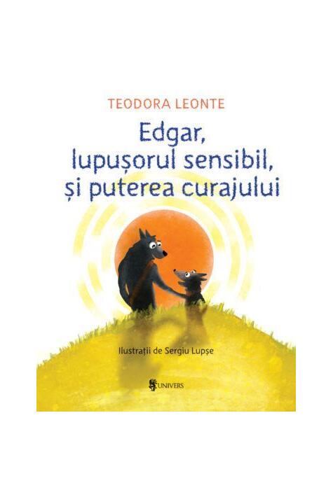 Copertă produs Edgar, lupușorul sensibil și puterea curajului