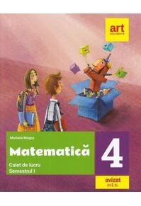 Copertă produs Matematică. Caiet de lucru. Clasa a IV-a. Semestrul I