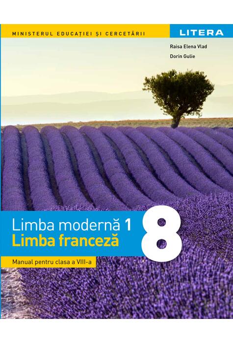 Copertă produs Manual. Limba modernă 1 franceză. Clasa a VIII-a
