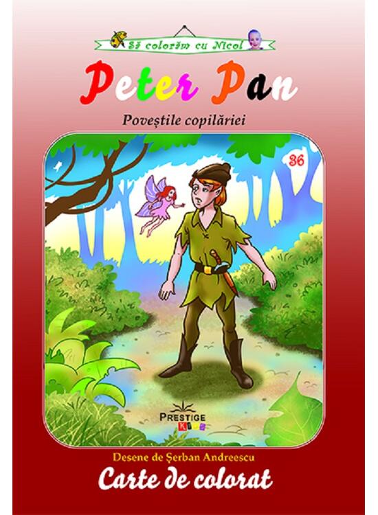 Copertă produs Peter Pan. Carte de colorat - gallery big 1