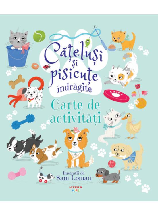 Copertă produs Cățeluși și pisicuțe &icirc;ndrăgite. Carte de activități - gallery big 1