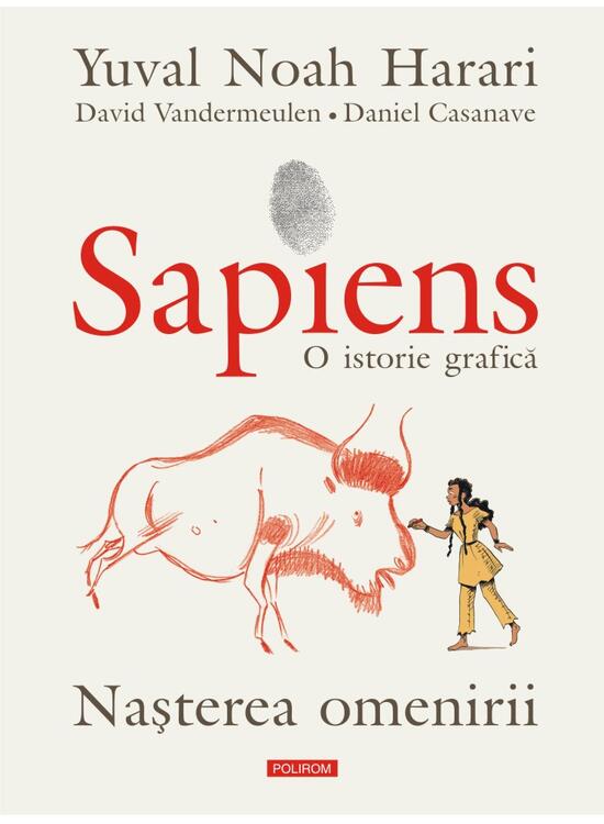 Copertă produs Sapiens. O istorie grafică (Vol. 1) Nașterea omenirii - gallery big 1