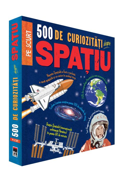 Copertă produs 500 de curiozități despre spațiu