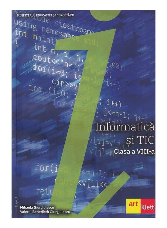Copertă produs Informatică și TIC. Manual clasa a VIII-a - gallery big 1