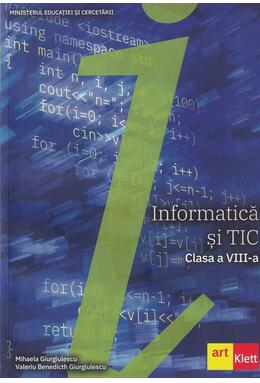 Copertă produs Informatică și TIC. Manual clasa a VIII-a