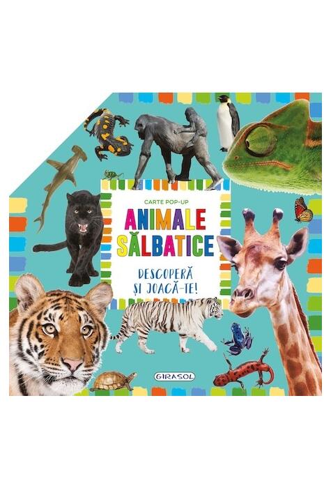 Copertă produs Animale sălbatice. Carte pop-up. Descoperă și joacă-te!