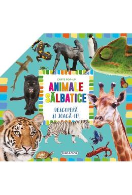 Copertă produs Animale sălbatice. Carte pop-up. Descoperă și joacă-te!